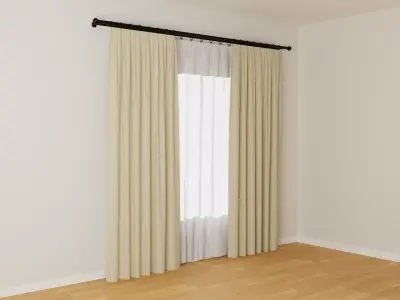 Curtains 06 collection 1 3D model