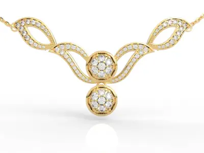 Wing Diamond Pendant 3D print model