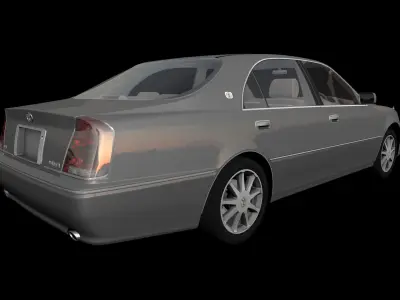 Toyota Majesta 170 3D model