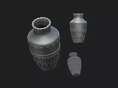 decorative vase 3D print model buy