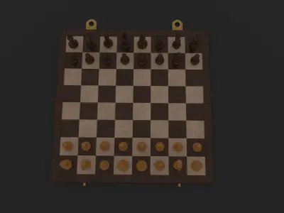 Chess Essentials Asset Pack Low-poly 3D model