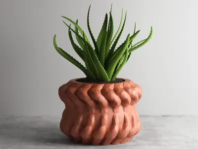 vase pot planter 3d print 840 3D print model