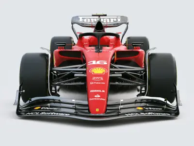 F1 Ferrari SF23 2023 3D model