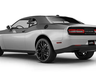 Dodge Challenger SXT 2015 3D model