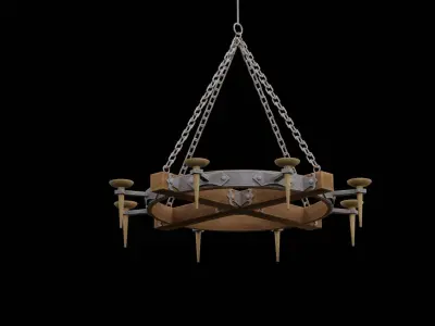 Decorative Chandelier 3D model