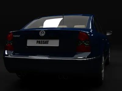 Vokswagen Passat 2004 3D model