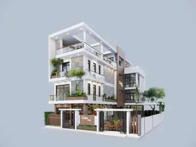 Coffee full sence - max 2016 - corona 3 3D model