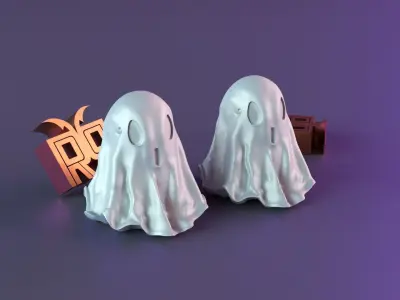 Halloween spirit decor GHOST 01 3D print model