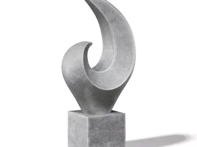 Concrete Sculpture 3D Model 3D model