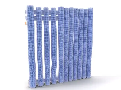 Natural Oak Slats model pack Low-poly 3D model