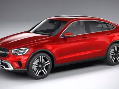 Mercedes-Benz GLC Coupe basic 2020 3D model