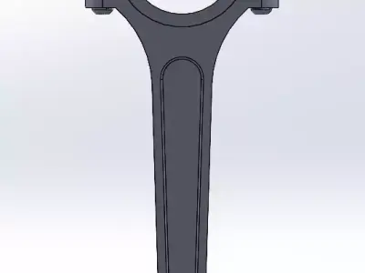 Piston connecting Rod 3D print model