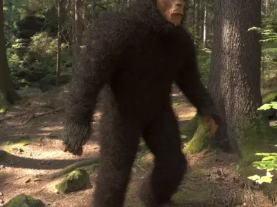 Big Foot - Sasquatch - Yeti 3D model