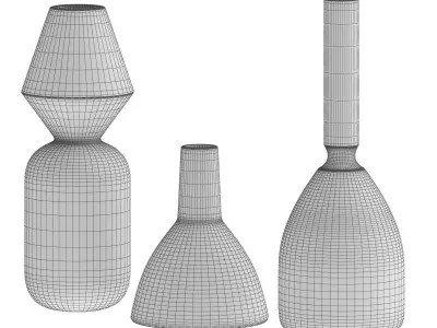Vase 09 3D model purchase