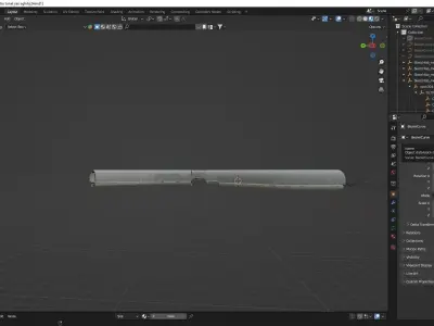 metro 2033 style tunnels 3D model