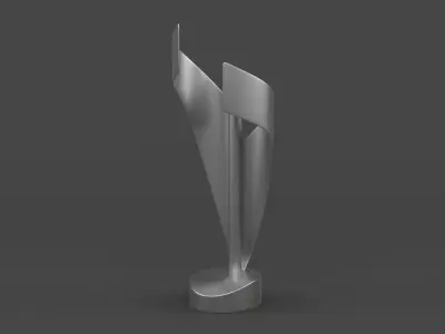 Trophy Cups 3D model 9
