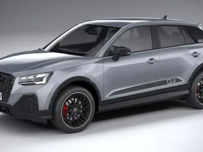 Audi Q2 S-Line 2021 3D model