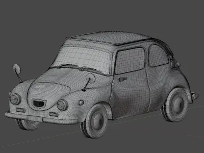 Subaru 360 Custom 3D model