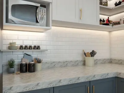 Classic kitchen cabinet 3D print model