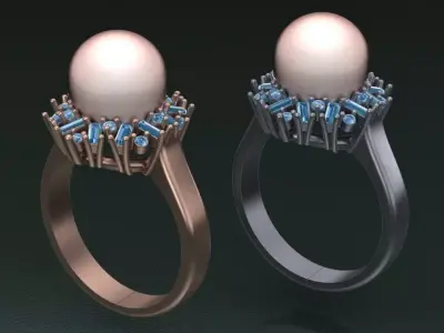 Jewelry ring29 3D print model