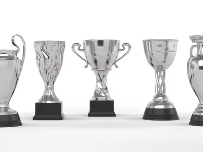 Trophy Cups 3D model 90