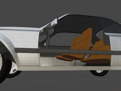 Mercedes  w126 coupe 3D model