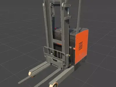 forklift Low-poly 3D model