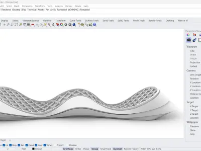 Parametric Library Architectural 3D model 3D model