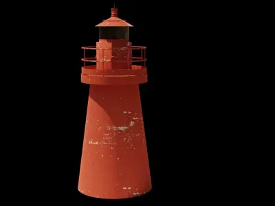 Lighthouse Model optimized Unreal Engine 4  Low-poly 3D model