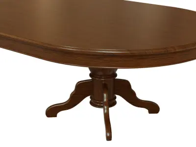 Wood table 4000 3D model