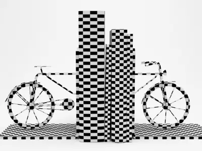 Bookend Decor Nice Bookend Low-poly 3D model