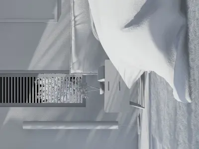 Bungalow bedroom 3D model