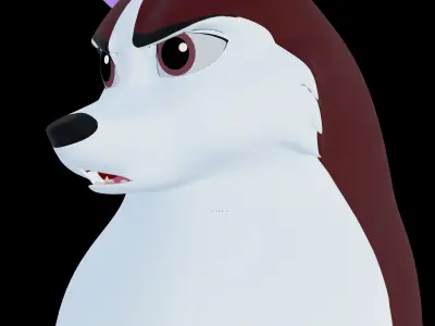 Jenna Balto Low-poly 3D model