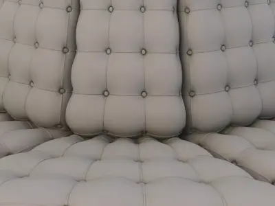 capitone sofa 3D model