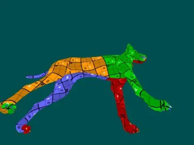 Great Dane Dog 3D model