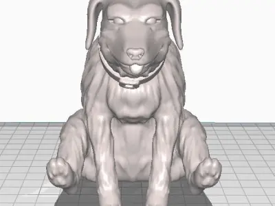  Funny Dog paperweight 3D print model