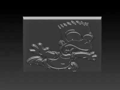 Bart Simpson  3D print model purchase