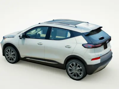 Chevrolet Bolt EUV 2022 Low-poly 3D model