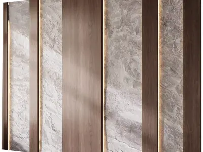 Wall 3D panel 30 3D model