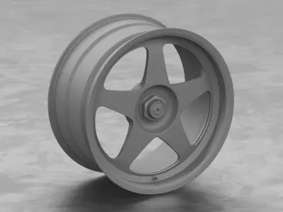 Desmond RegaMaster EVO Centerlock Wheel 3D Model 3D model