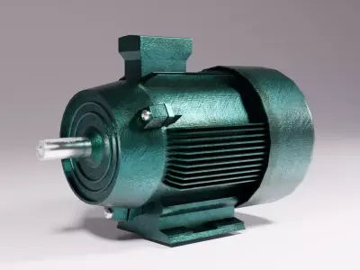 3 Phase synchronous  motor  3D model
