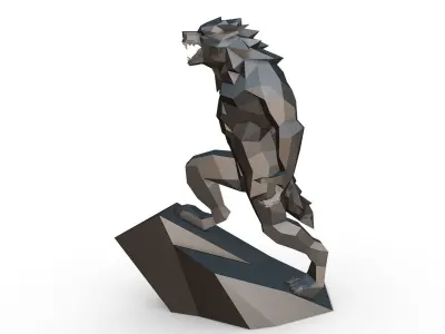 Werewolf 3D print model