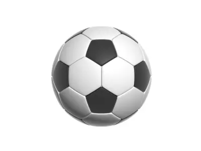 Soccer Ball 3D model 10