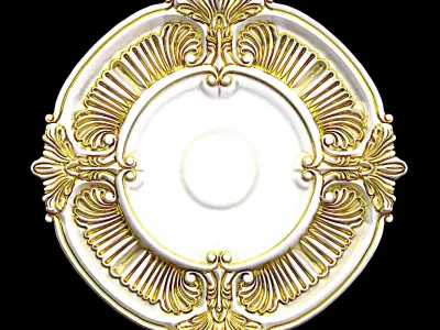 Ceiling Medallion 09 3D model