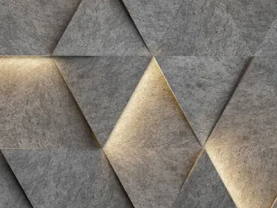 Concrete Wall Panel 3D model