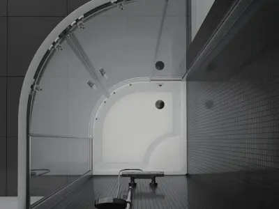 Shower room Ravak Blix - model BLCP4 SABINA 3D model