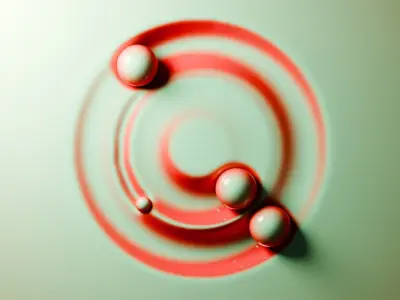 Physics Ball Loop Animation 3D model