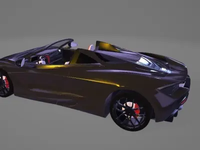 Mclaren 720s Spider 3D model