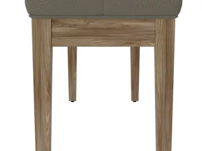 Verona Home Radcliffe Velvet Tufted Bench 3D model