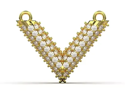 STL 3dm Pendant Brilliant Dance of Diamonds jp0211 3D print model